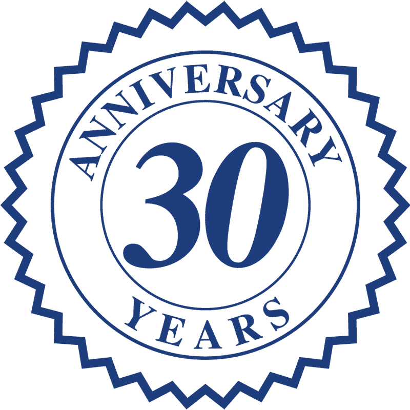 30th Years Anniversary Seal